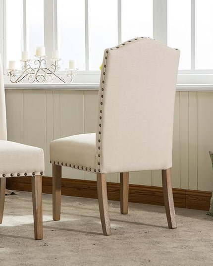 NicBex Haerin-SD-00154-LWJ Dining Chairs, 25"x20"x41", Beige - LeafyLoom