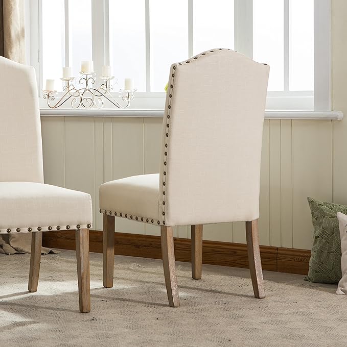 NicBex Haerin-SD-00154-LWJ Dining Chairs, 25"x20"x41", Beige - LeafyLoom