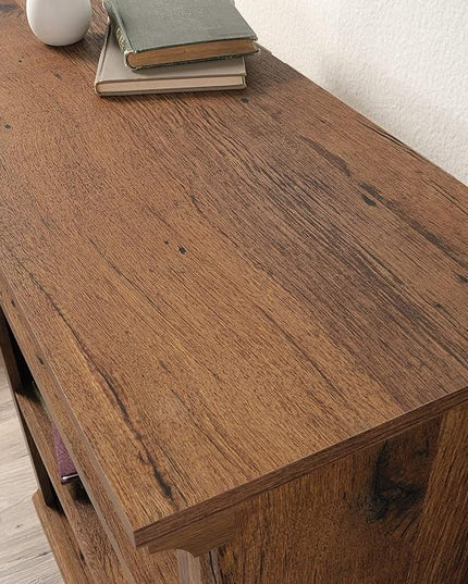 Sauder Miscellaneous Storage 3-Shelf Bookcase/ Book shelf, Vintage Oak finish - LeafyLoom