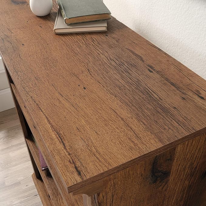 Sauder Miscellaneous Storage 3-Shelf Bookcase/ Book shelf, Vintage Oak finish - LeafyLoom