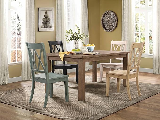 Homelegance Dining Chair (Set of 2), White - LeafyLoom