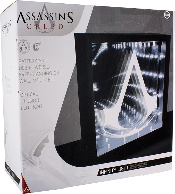 Paladone Assassins Creed Officially Licensed Merchandise - Infinity Light - Collectible Decorative Lamp - LeafyLoom