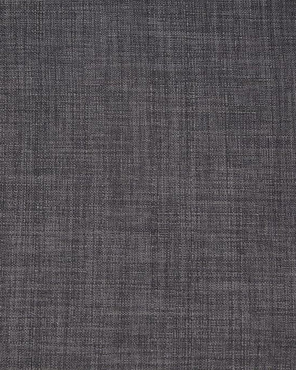 SIMPLIHOME Lowell 17 Inch Mid Century Modern Bentwood Dining Chair in Charcoal Grey Linen Look Fabric, For the Dining Room - LeafyLoom