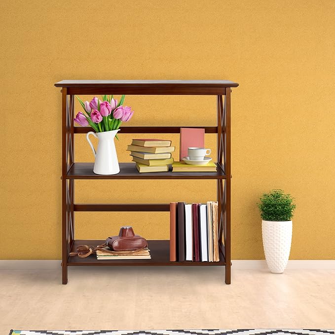 Casual Home Shelf Bookcase - LeafyLoom
