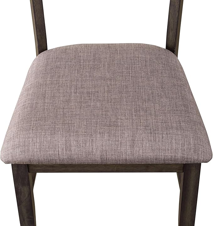 NicBex Haerin-SD-00168-LWJ Dining Chairs, 19"x22"x36", Dark Brown - LeafyLoom