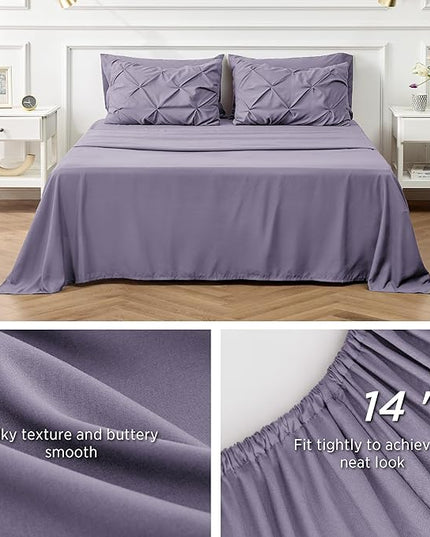 Bedsure Full Size Comforter Sets - Bedding Sets Full 7 Pieces, Bed in a Bag Green Bed Sets with Comforter, Sheets, Pillowcases & Shams, Adult & Kids Bedding - LeafyLoom
