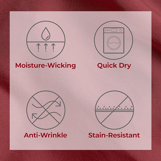 Mellanni Split King Sheets Set - 7 PC Iconic Collection Bedding Sheets & Pillowcases - Ultra Soft, Cooling Bed Sheets - Deep Pocket up to 16 inch - 7 PC (Split King, Brick Red w/Extra Pillow Cases) - LeafyLoom