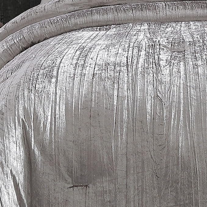 Riverbrook Home Turin Comforter Set, Twin, Silver, 6-Piece Set - LeafyLoom