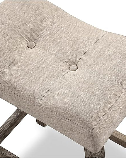 Roundhill Furniture Sora Wood 3-Piece Counter Height Dining Set, Taupe - LeafyLoom