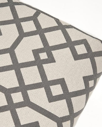 Christopher Knight Home Kassi Fabric Accent Chair, Grey Geometric Patterned - LeafyLoom