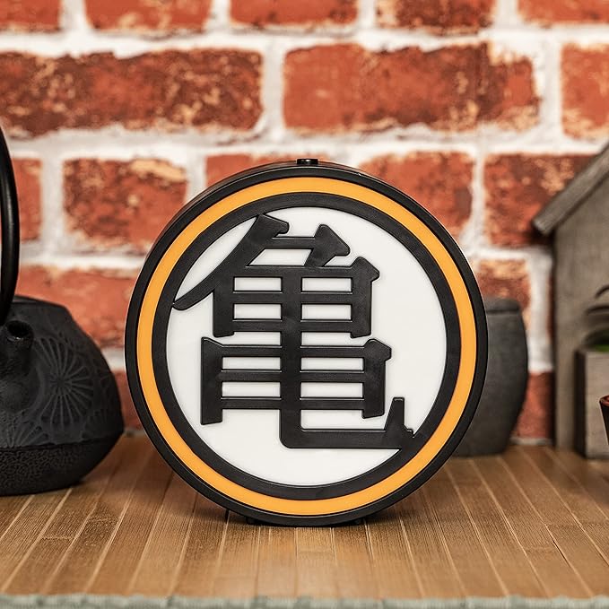 ABYSTYLE Dragon Ball Z Kame Symbol Decorative Portable LED Lamp 6.7" x 6.9" x 2.4" Room Office Home Décor Anime Manga Gift - LeafyLoom