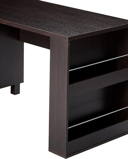 247SHOPATHOME home-office-desks, Espresso - LeafyLoom