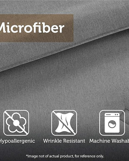 Comfort Spaces Bed in A Bag Comforter Set - College Dorm Room Essentials for Boys Men Bedding, Complete Dormitory Bedroom Pack And Sheet with 2 Side Pockets, Full, Stripes Navy/Red - LeafyLoom