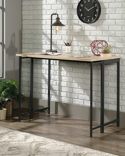 Sauder North Avenue Table with Drop Leaf, L: 47.50" x W: 28.38" x H: 36.13", Charter Oak Finish - LeafyLoom