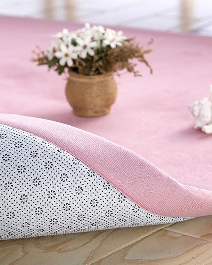 Children Play Mat, V-mix Handmade Weaving Plush Foam Play Crawling Rugs for Baby, Toddler, and Children Play Blanket, Yoga Mat, Exercise Mat-Cushy- Soft & Thick Hypoallergenic, Non-Toxic, Reversible - LeafyLoom