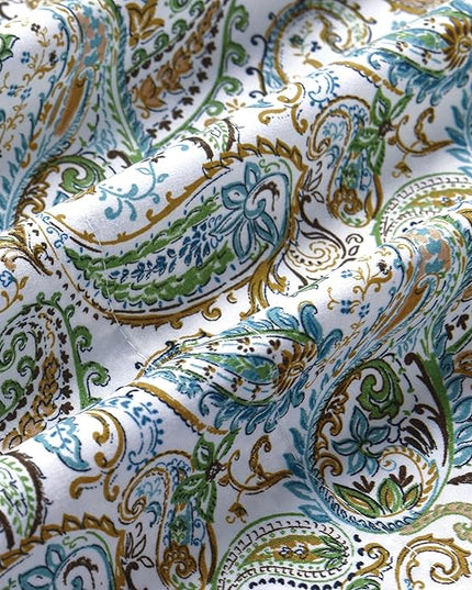 Elegant Comfort Softest and Coziest 6-Piece Sheet Set - 1500 Premium Hotel Quality Microfiber - Deep Pocket, Wrinkle Resistant 6-Piece Paisley Pattern Bed Sheet Set, Queen, Paisley Teal - LeafyLoom