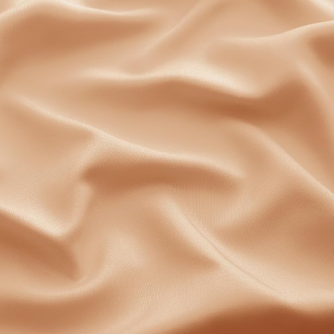 Bedsure Queen Sheets, Rayon Derived from Bamboo, Queen Cooling Sheet Set, Deep Pocket Up to 16", Breathable & Soft Bed Sheets, Hotel Luxury Silky Bedding Sheets & Pillowcases, Peach - LeafyLoom