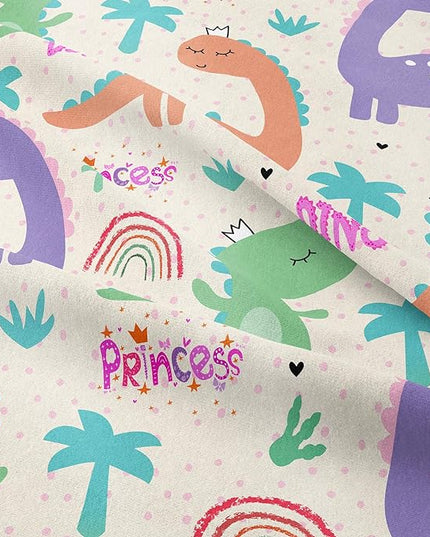 NINENINE Dinosaur Bedding Sets for Kids,Twin Comforter Sets for Girls,Girls Dinosaur Comforter Bedding Sets,Kawaii Cartoon Comforter Sets with 1 Comforter 1Pillowcase - LeafyLoom
