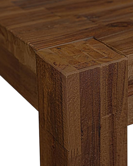 East West Furniture CN6-0N-T Celina Modern Kitchen Table - Rectangle Rustic Wood Dining Table , 36x60 Inch, Walnut - LeafyLoom