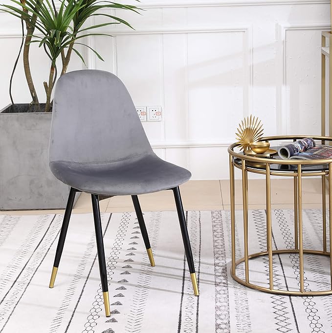 NicBex Haerin-SD-00350-LWJ Dining Chairs, 22.3"x17.3"x33.3", Gray - LeafyLoom