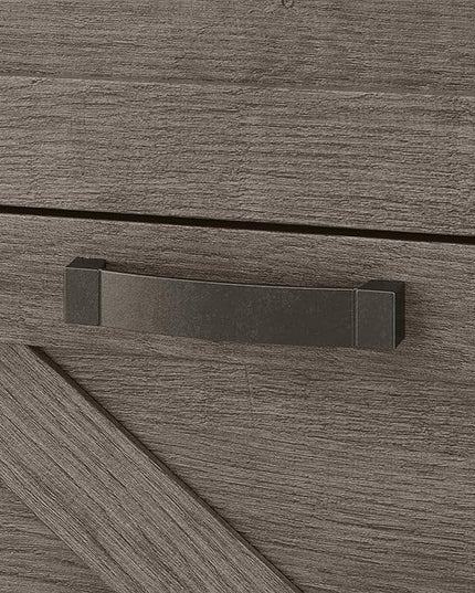 kathy ireland Home by Bush 2-Drawer Lateral File Cabinet, Letter/Legal, Restored Gray, 29-Inch (CGF129RTG-03) - LeafyLoom