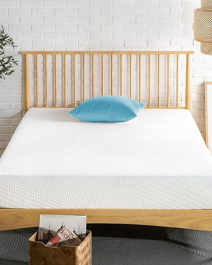 ZINUS 8 Inch Green Tea Essential Memory Foam Mattress, Queen, Mattress in A Box, Affordable Mattress, CertiPUR-US Certified - LeafyLoom