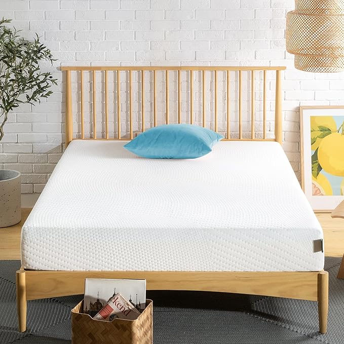 ZINUS 8 Inch Green Tea Essential Memory Foam Mattress, King, Mattress in A Box, Affordable Mattress, CertiPUR-US Certified - LeafyLoom
