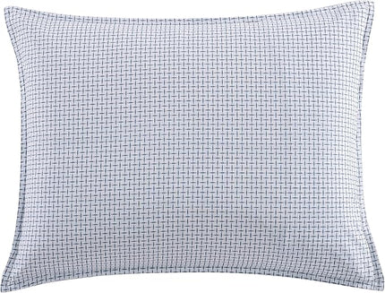 Nautica- King Comforter Set, Cotton Reversible Bedding Set, All Season Designer Home Décor (Tortola Blue, King) - LeafyLoom