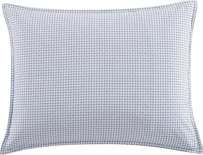 Nautica- King Comforter Set, Cotton Reversible Bedding Set, All Season Designer Home Décor (Tortola Blue, King) - LeafyLoom
