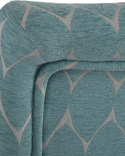 HomePop Parsons Classic Upholstered Accent Dining Chair, Teal (Set of 2) - LeafyLoom