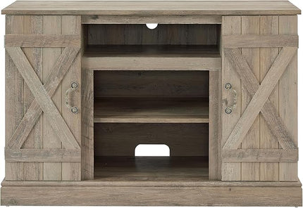 NicBex TV Stand for 50 Inch TV Modern TV Media Console Table with Open and Closed Storage Space Entertainment Center with Storage for Living Room,47 Inch,Grey Wash - LeafyLoom