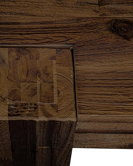 East West Furniture CN6-07-T Celina Dining Room Table - Rectangle Rustic Farmhouse Table , 36x60 Inch, Jacobean - LeafyLoom