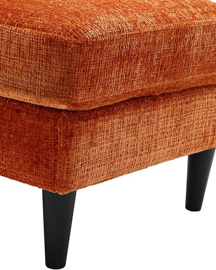 Convertible Sectional Sofa with Movable Storage Ottoman and Cupholders, 3 Seater L-Shaped Corner Couch,Chenille Upholstered Furniture w/Detachable Thicked Cushions for Living Room, Small Space - LeafyLoom