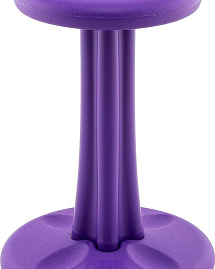 Kore Kids Pre-Teen Wobble Chair - Flexible Seating Stool for Classroom, Home & School, ADD/ADHD - Made in The USA - Age 10-11, Grade 5-6, Purple (18.7in) - LeafyLoom
