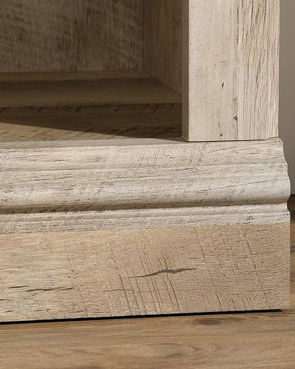 Sauder Miscellaneous Storage 3-Shelf Bookcase/ Book Shelf, Lintel Oak finish - LeafyLoom