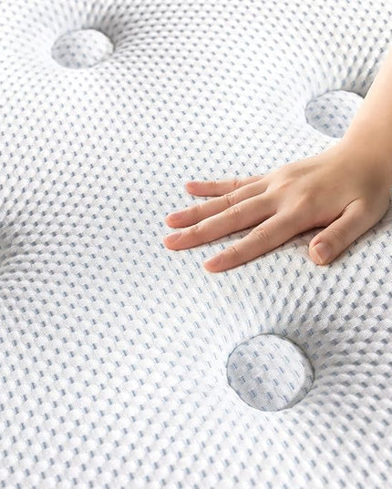 ZINUS 10 Inch Green Tea Cooling Gel Memory Foam Hybrid Mattress, King, Pocket Innersprings for Motion Isolation, Mattress in A Box - LeafyLoom