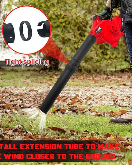 Cordless Leaf Blower for Milwaukee M18 Battery,2-in-1 Handle Electric Blower + Vacuum Cleaner, 6 Variable Speed Up to 180MPH,Electric Jobsite Air Blower with Brushless Motor (Only Tools) - LeafyLoom