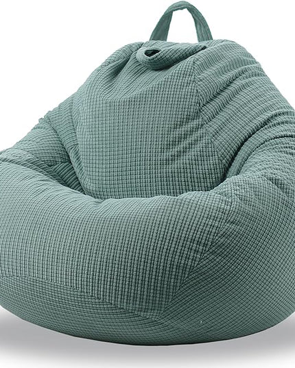 Stuffed Animal Storage Bean Bag Chair Cover (No Filler) Washable Ultra Soft Corduroy Bean Bag Cover for Organizing Plush Toys, Bean Bag for Adults - LeafyLoom
