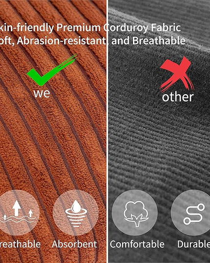 Bean Bag Chairs Cover (No Filler), Bean Bag Cover, Bean Bag for Kids, Adults, Teens Black Bean Bag Chairs for 3ft - LeafyLoom