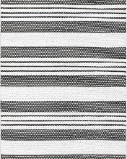 nuLOOM Lena Machine Washable Striped Ultra Thin Runner Rug, 2' 6" x 6', Grey - LeafyLoom
