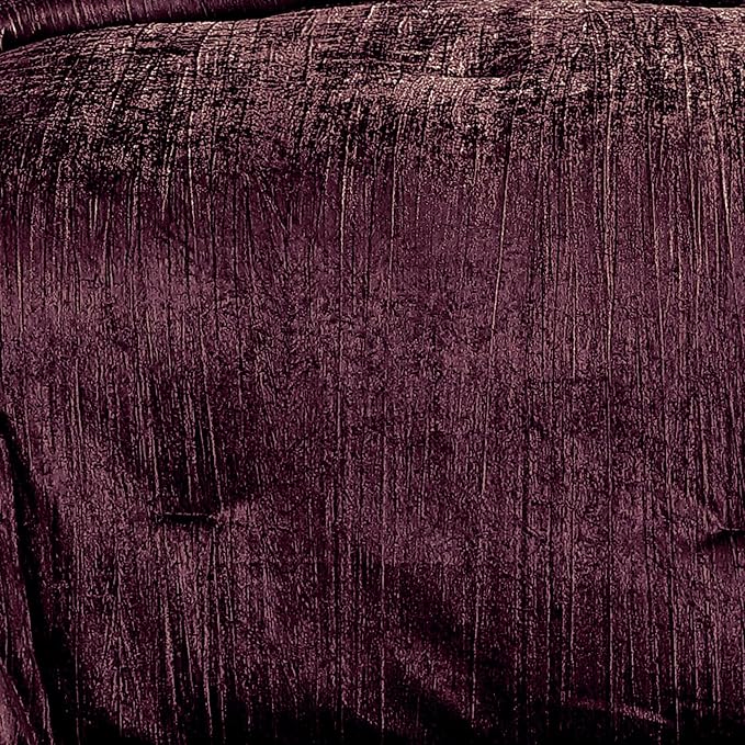 Riverbrook Home Turin Comforter Set, Queen, Plum, 7-Piece Set - LeafyLoom