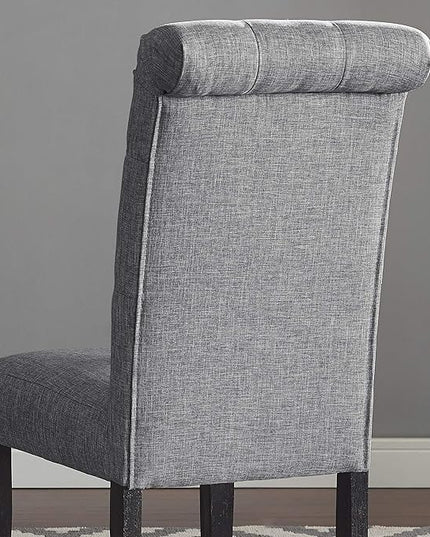 NicBex Haerin-SD-00146-LWJ Dining Chairs, 21"x18"x39.2", Gray - LeafyLoom