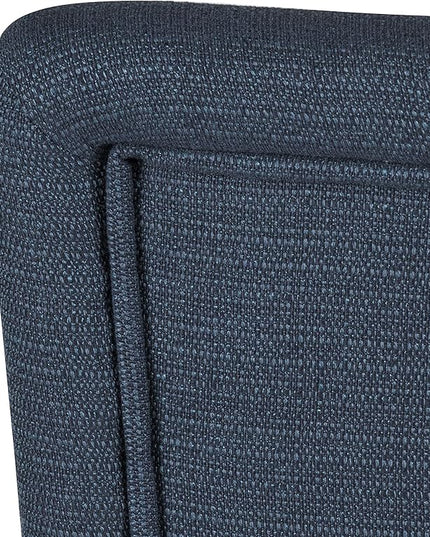 HomePop Parsons Classic Upholstered Accent Dining Chair, Single Pack, Dark Blue - LeafyLoom