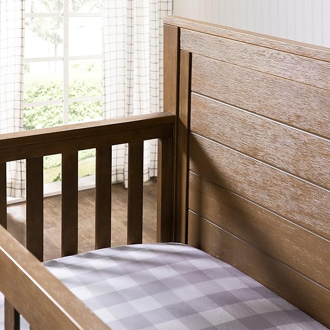 DaVinci Fairway 4-in-1 Convertible Crib in Stablewood, Greenguard Gold Certified - LeafyLoom