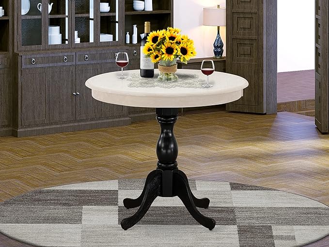 East West Furniture Dining Table, 36x36 Inch, AMT-ACB-TP - LeafyLoom