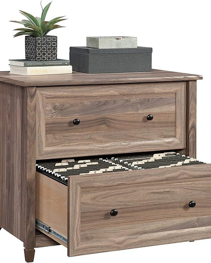 Sauder County Line Dresser, L: 33.31" x W: 23.47" x H: 29.37", Washed Walnut Finish - LeafyLoom