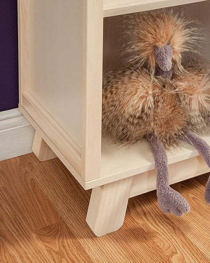 Babyletto Hudson Cubby Bookcase in Washed Natural - LeafyLoom