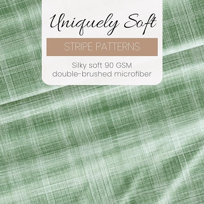 Linen Market 4 Piece King Bedding Sheet Set (Forest Thatch) - Sleep Better Than Ever with These Ultra-Soft & Cooling Bed Sheets for Your King Size Bed - Deep Pocket Fits 16" Mattress - LeafyLoom