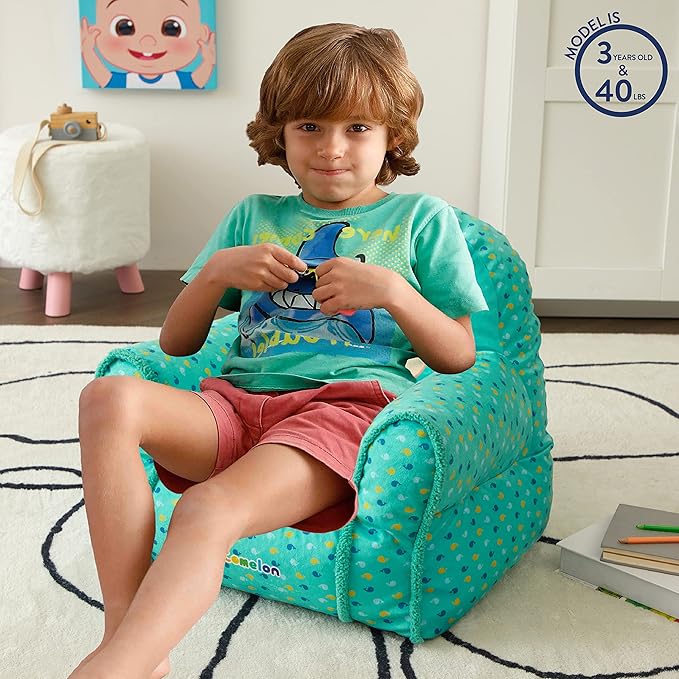 Idea Nuova Cocomelon Bean Bag Sofa Chair , Large - LeafyLoom