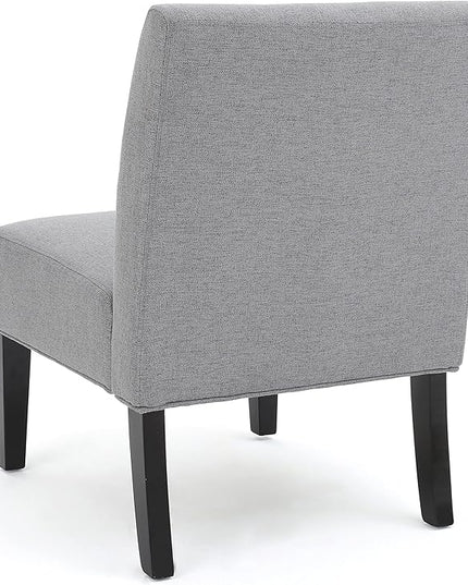 Christopher Knight Home Kendal Grey Fabric Accent Chair (Set of 2), 2-Pcs Set - LeafyLoom